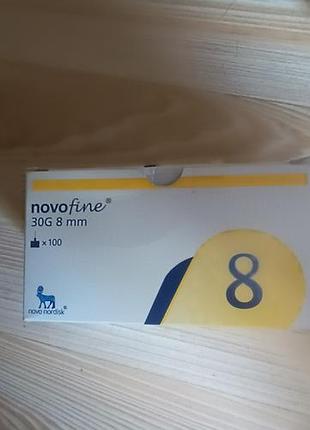 Иглы для шприць ручек nivifine 30g 8mm, 86 шт (залочек) novo nordisk