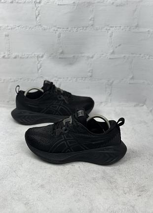 Чоловічі чорні спортивні кросівки asics gel cumulus 25