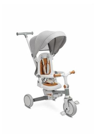 Дитячий триколісний велосипед caretero (toyz) faro grey 3 в 1