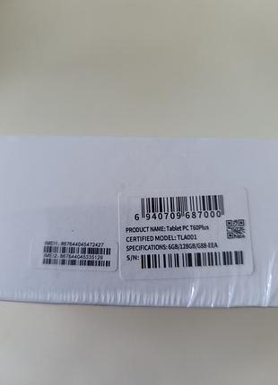 Планшет teclast t60 plus 6/128 3