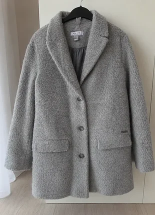 Теплое пальто massimo dutti для девочек 13-14 лет