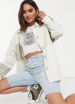 Куртка джинс s-m bershka