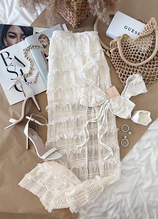 Костюм з мереживом shein