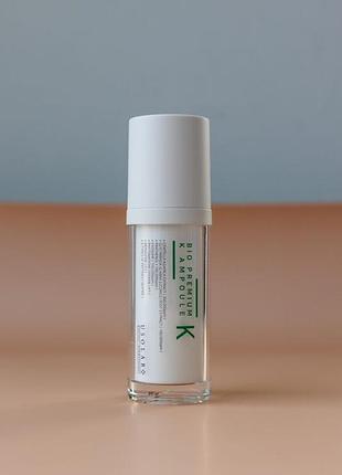 Заспокійлива, протизапальна та омолоджуюча сироватка usolab bio premium k ampoule