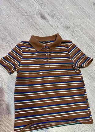 Футболка zara "поло"