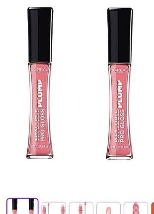 Блеск для губ loreal paris infallible plump pro с гиалуроновой кислотой оттенок 602 sheer blossom