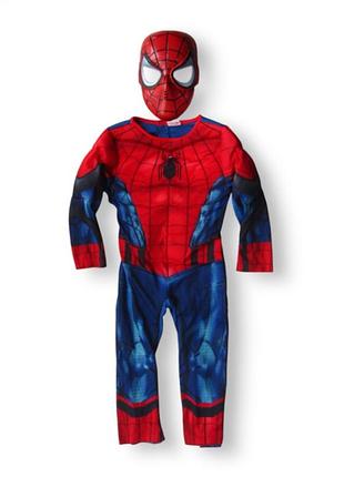Детский карнавальный маскарадный костюм человек паук spiderman для мальчиков marvel halloween хэллоуин новогодний 3-4 года
