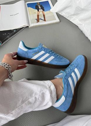 Кроссовки легкие удобные adidas handball spezial blue