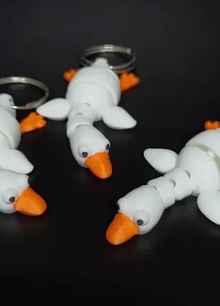Гибкая забавная гуся