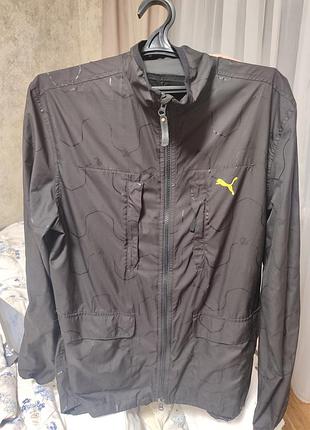 Вітровка чоловіча puma x tmnt pumatech relaxed track jacket чорна