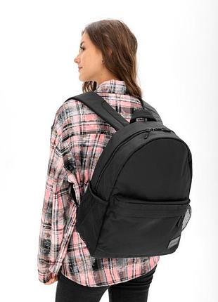 Женский рюкзак sambag brix junior черный тканевый