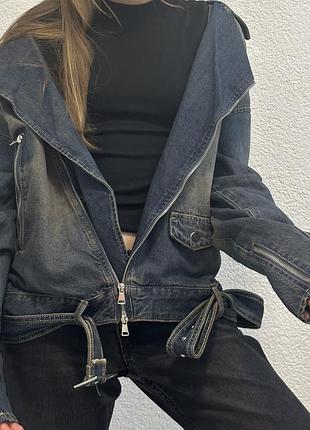 Bershka джинсовка джинсова куртка