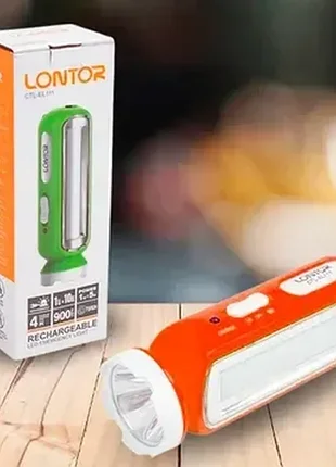 Світлодіодний акумуляторний ліхтар lontor ctl-el111
