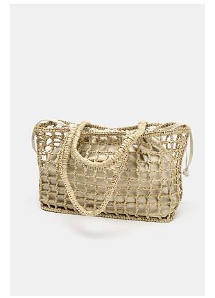 Сумка плетена zara