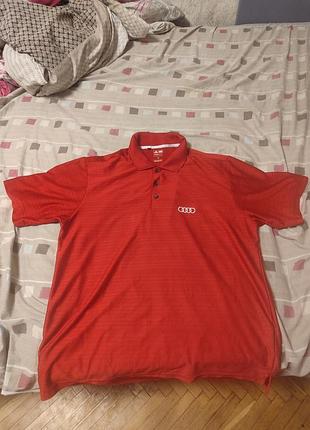 Спортивное поло производства adidas golf с технологией climacool.