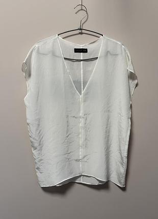 Шелковая  блуза топ tricot silk