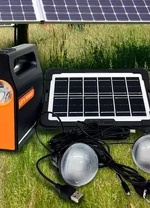 Портативна сонячна станція (2 світлодіодні лампи) yobolife lm-3602