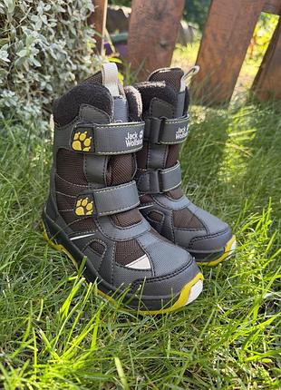 Дитячі зимові чоботи, снігоходи jack wolfskin р26/15см
