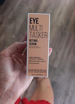 Instytutum eye multitasker retinol 5% serum
сыворотка под глаза с ретинолом институм