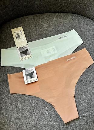 Оригінальні безшовні стрінги calvin klein invisibles, розмір s