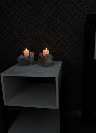 Подсвечники каменные