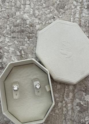 Сережки swarovski