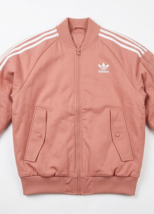 Куртка бомбер adidas originals sst bomber ash pink оригинал (m / uk 12)