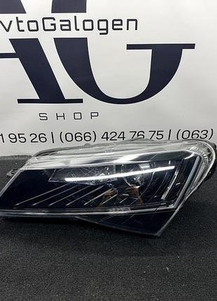 Фара передня ліва skoda superb iii, 2015-2019, bixenon, afls, оригінал, б.в., 3v1941015b