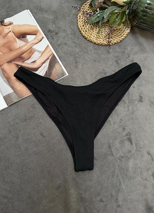 V подібні бразиліана в рубчик чорні h&m