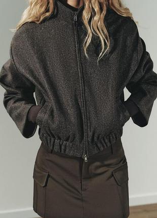 Куртка бомбер zara  с