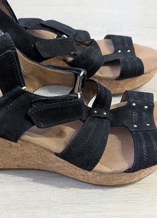 Шкіряні босоніжки clark 41-42