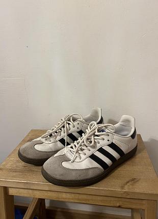 Кросівки adidas samba, розмір 37, білі