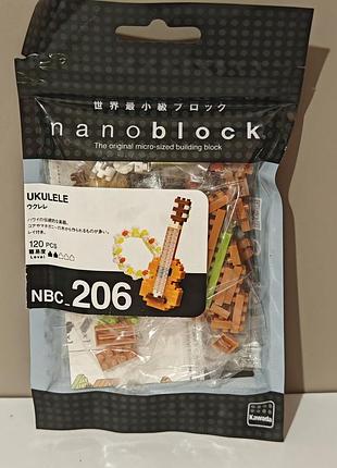 New nanoblock ukulele nano block micro-sized building blocks nanoblocks nbc-206