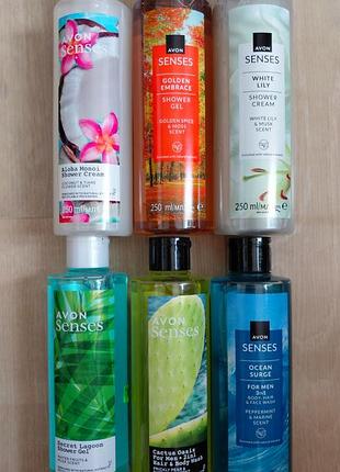 Гели для душа avon