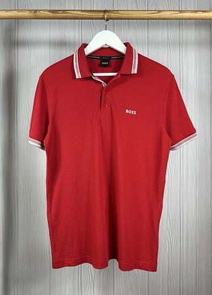 Boss hugo boss розкішне поло з красивим дизайном оригінал розмір м