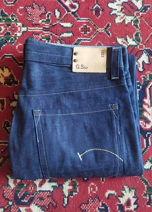 Джинси чоловічі індиго g-star raw 3301