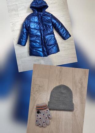 Продам шапку для дівчинки sinsay(куртка у подарунок)