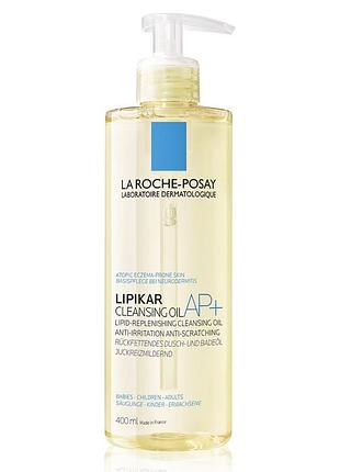 Олія для ванни la roche-posay lipikar cleansing oil ap+ 400 мл