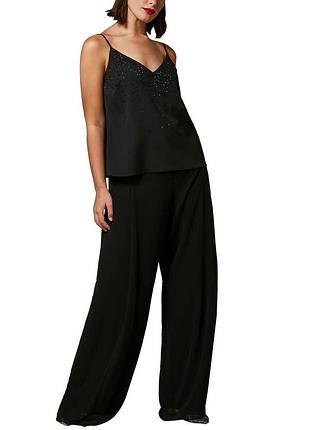 Широкі брюки з віскози marina rinaldi l/xl