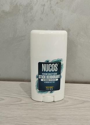 Чоловічий дезодорант-стік nucos west coast, 50 мл