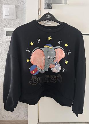 Свитшот с начесом dumbo bershka s