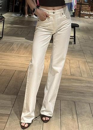 Прямі джинси zara xs/s