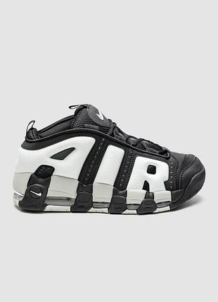 Кросівки чоловічі nike air more uptempo low black photon dust