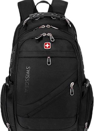 Рюкзак, швейцарський рюкзак, swissgear 8810, портфель, рюкзак для ноутбука чорний