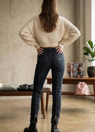 Женские джинсы h&amp;m с замочками