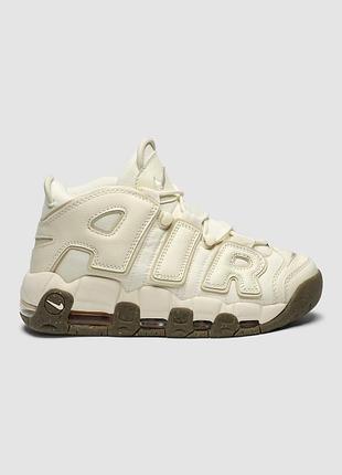 Кросівки жіночі nike air more uptempo 96 beige/brown