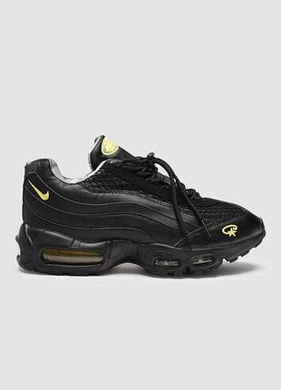 Кросівки чоловічі  nike air max 95 x corteiz black tour yellow