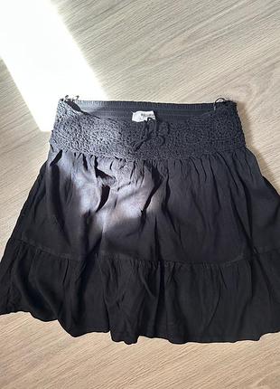 Pull&bear юбка черная s
