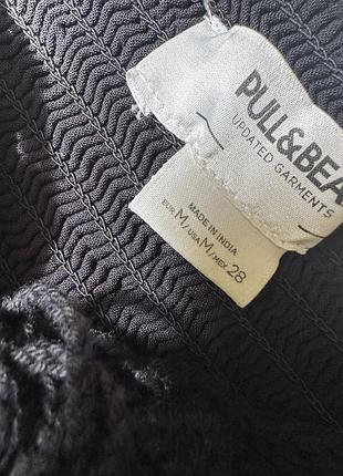 Pull&bear юбка черная s 2