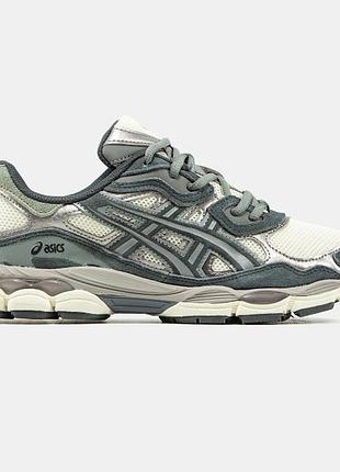Мужские кроссовки asics gel-nyc beige brown khaki / smb+ 🔗